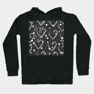 Heart Pattern Hoodie